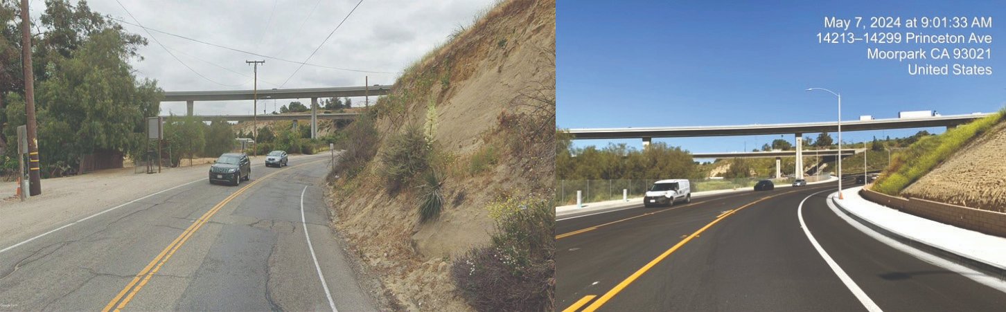 Princeton Avenue Improvement Project Before and After